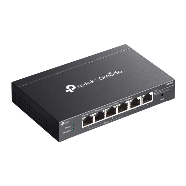 TP-Link TL-ES206GP 6portový switch