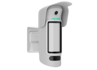 AJAX CurtainCam Outdoor HighMount PhOD White Záclonový detektor