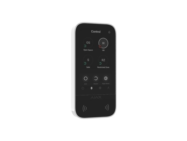 AJAX KeyPad TouchScreen White Bezdrôtová klávesnica