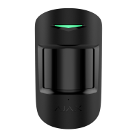 AJAX Superior CombiProtect Black Bezdrôtový kombinovaný detektor