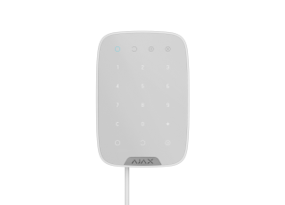 AJAX Superior KeyPad Fibra White Drôtová dotyková klávesnica