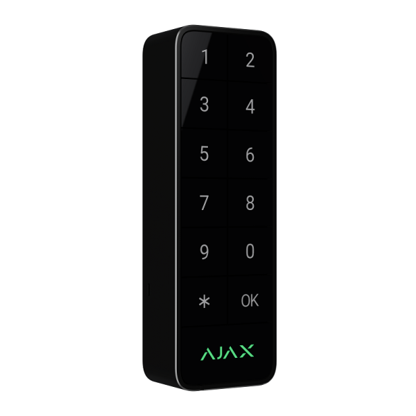 AJAX Superior Keypad Outdoor Fibra Black Drôtová klávesnica