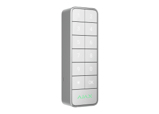 AJAX Superior Keypad Outdoor Fibra White Drôtová klávesnica