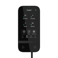 AJAX Superior KeyPad TouchScreen Fibra Black Drôtová klávesnica