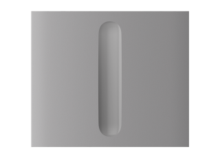 AJAX CenterButton Dimmer vertical Fog Stredové tlačidlo