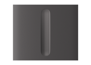 AJAX CenterButton Dimmer vertical Grey Stredové tlačidlo