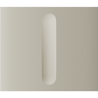 AJAX CenterButton Dimmer vertical Ivory Stredové tlačidlo