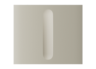 AJAX CenterButton Dimmer vertical Ivory Stredové tlačidlo