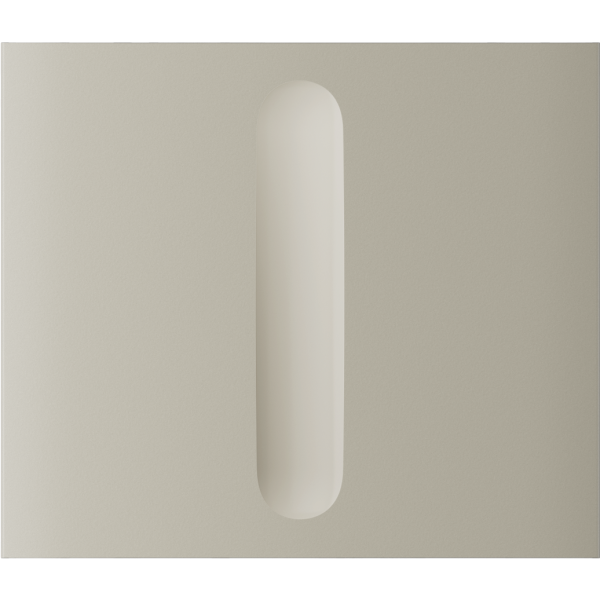 AJAX CenterButton Dimmer vertical Ivory Stredové tlačidlo
