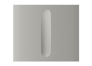 AJAX CenterButton Dimmer vertical Oyster Stredové tlačidlo