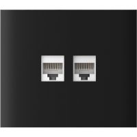 AJAX CenterCover (LAN) vertical Black Stredový kryt