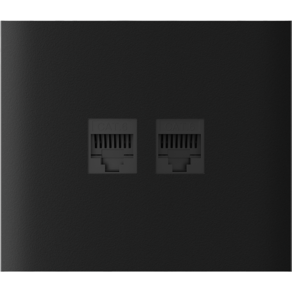 AJAX CenterCover (LAN) vertical Black Stredový kryt