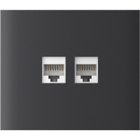 AJAX CenterCover (LAN) vertical Graphite Stredový kryt