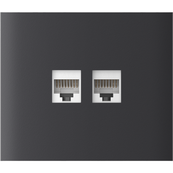 AJAX CenterCover (LAN) vertical Graphite Stredový kryt
