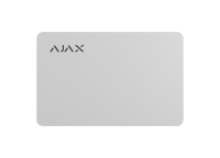 AJAX Pass 1pcs White, Prístupová karta k čítačkám AJAX