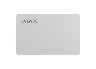 AJAX Pass 1pcs White, Prístupová karta k čítačkám AJAX