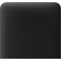 AJAX SideButton 1-gang vertical Black Bočné tlačidlo