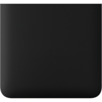 AJAX SideButton 1-gang vertical Black Bočné tlačidlo