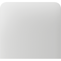 AJAX SideButton 1-gang vertical White Bočné tlačidlo