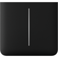 AJAX SideButton 2-gang vertical Black Bočné tlačidlo