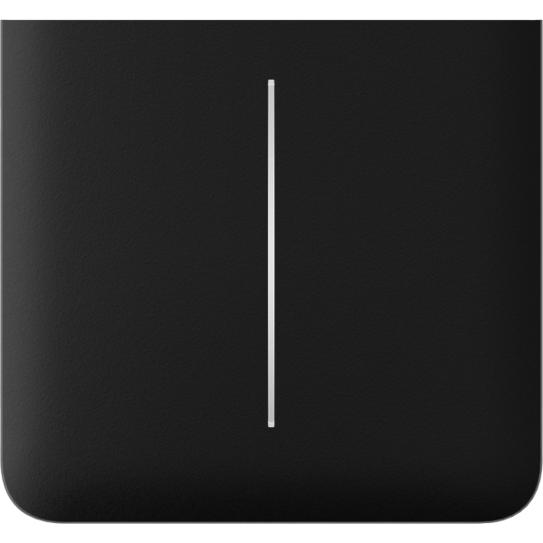 AJAX SideButton 2-gang vertical Black Bočné tlačidlo