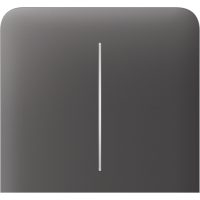AJAX SideButton 2-gang vertical Grey Bočné tlačidlo