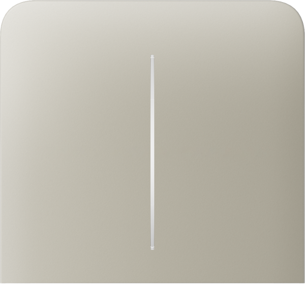 AJAX SideButton 2-gang vertical Ivory Bočné tlačidlo