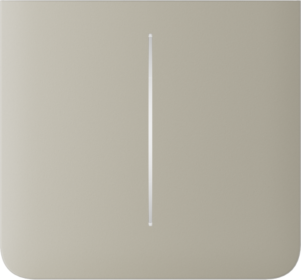 AJAX SideButton 2-gang vertical Ivory Bočné tlačidlo