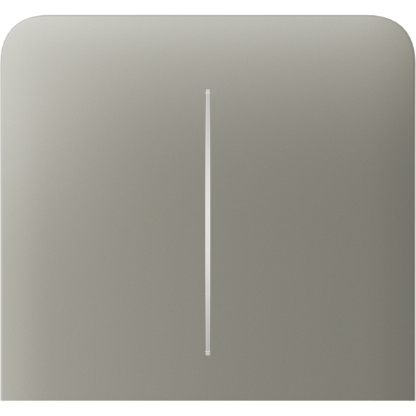 AJAX SideButton 2-gang vertical Olive Bočné tlačidlo