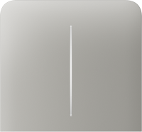 AJAX SideButton 2-gang vertical Oyster Bočné tlačidlo