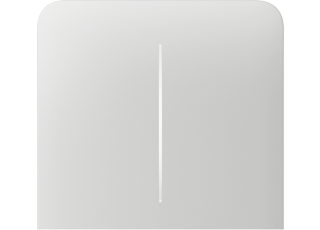 AJAX SideButton 2-gang vertical White Bočné tlačidlo