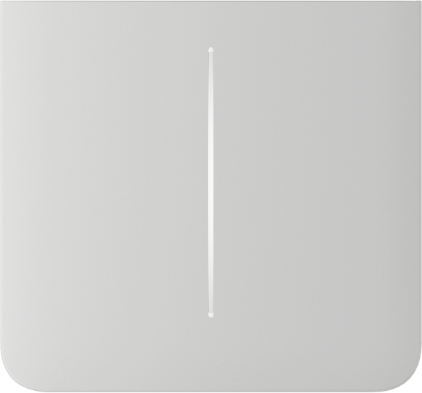 AJAX SideButton 2-gang vertical White Bočné tlačidlo