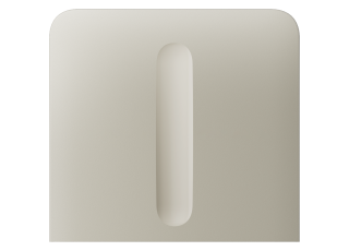 AJAX SideButton Dimmer vertical Ivory Bočné tlačidlo
