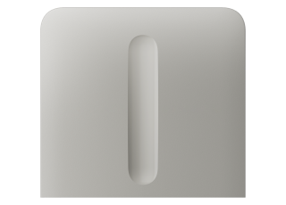 AJAX SideButton Dimmer vertical Oyster Bočné tlačidlo