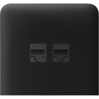 AJAX SideCover (LAN) vertical Black Bočný kryt