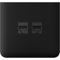 AJAX SideCover (LAN) vertical Black Bočný kryt