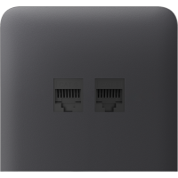 AJAX SideCover (LAN) vertical Graphite Bočný kryt