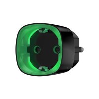 AJAX Socket type F Black Zásuvkový adaptér čierny