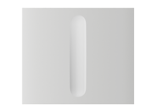 AJAX CenterButton Dimmer vertical White Stredové tlačidlo