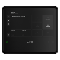 AJAX Fire Hub Black Bezpečnostný ovládací panel požiarneho systému