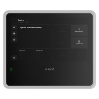 AJAX Fire Hub White Bezpečnostný ovládací panel požiarneho systému