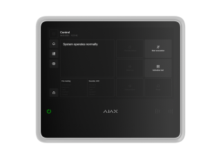 AJAX Fire Hub White Bezpečnostný ovládací panel požiarneho systému