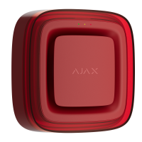 AJAX FireProtect Sounder/VAD Red Bezdrôtové adresovateľné zariadenie so sirénou a vizuálnym varovaním