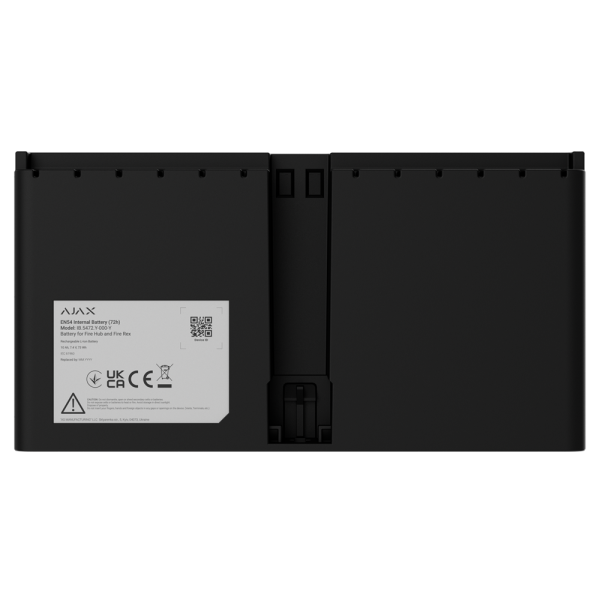 AJAX Internal Battery 72h Black Vstavaná batéria pre Fire Hub alebo Fire ReX