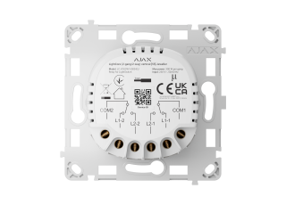 AJAX LightCore 2-gang/2-way vertical Dvojcestné relé