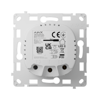 AJAX LightCore Dimmer vertical White Relé