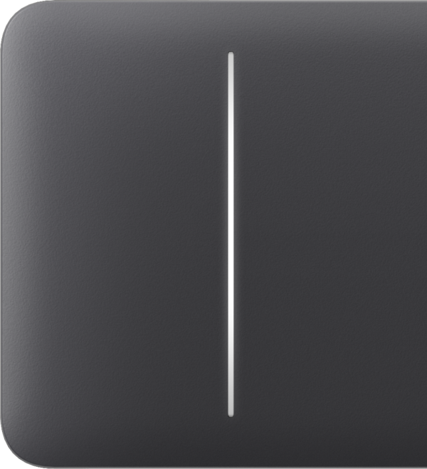 AJAX SideButton 2-gang Graphite Bočné tlačidlo