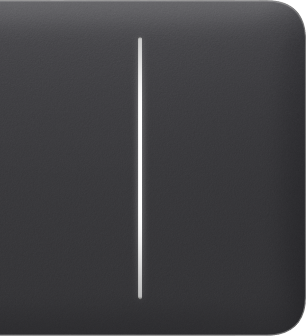 AJAX SideButton 2-gang Graphite Bočné tlačidlo