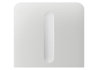 AJAX SideButton Dimmer vertical White Bočné tlačidlo