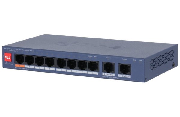 Dahua CS4010-8ET2GT-60 10-portový PoE switch